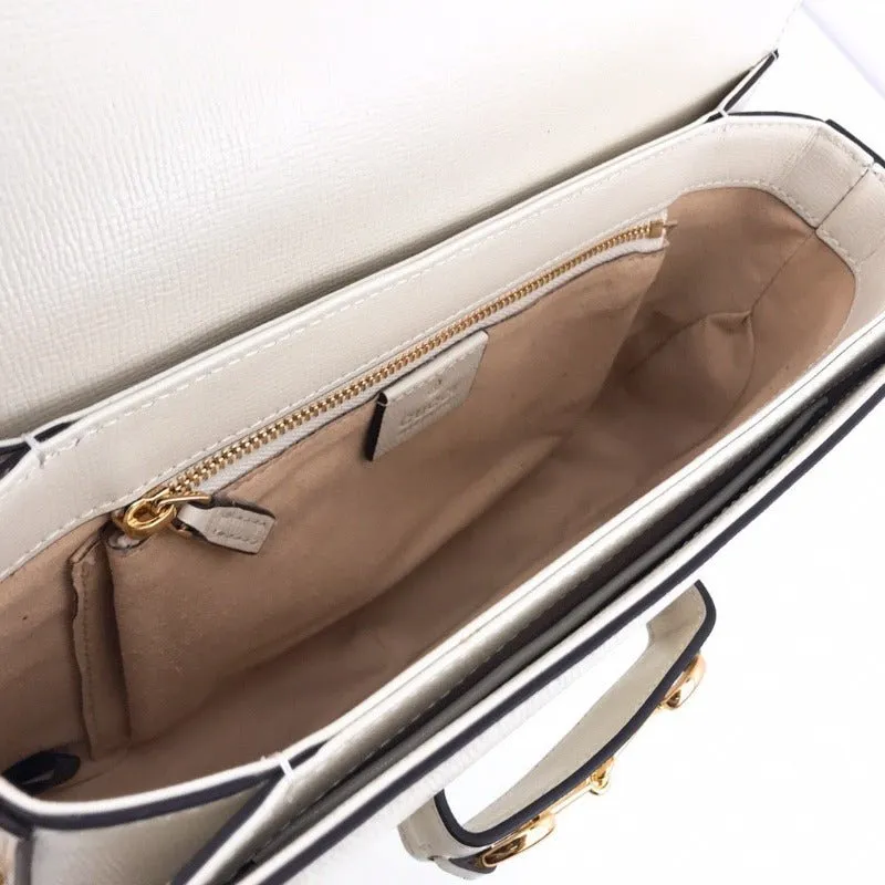 ESMEE - Horsebit 1955 Shoulder Bag Milk White