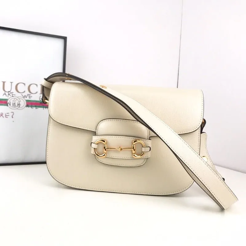 ESMEE - Horsebit 1955 Shoulder Bag Milk White