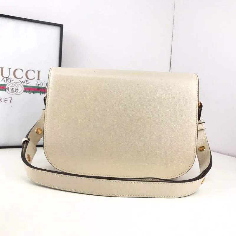 ESMEE - Horsebit 1955 Shoulder Bag Milk White