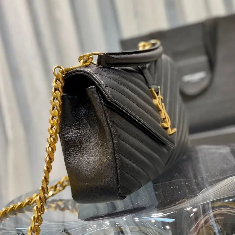 ESMEE - Logo Plaque Shoulder Bag Black