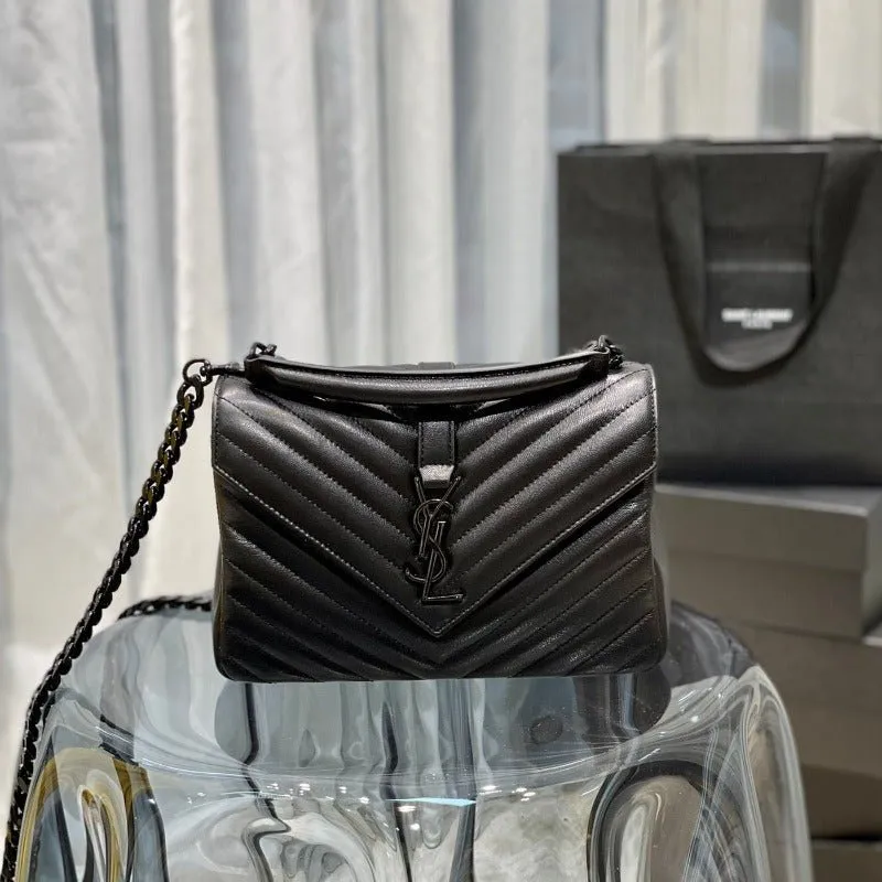 ESMEE - Logo Plaque Shoulder Bag Black