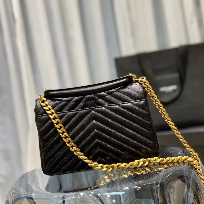 ESMEE - Logo Plaque Shoulder Bag Black