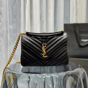 ESMEE - Logo Plaque Shoulder Bag Black