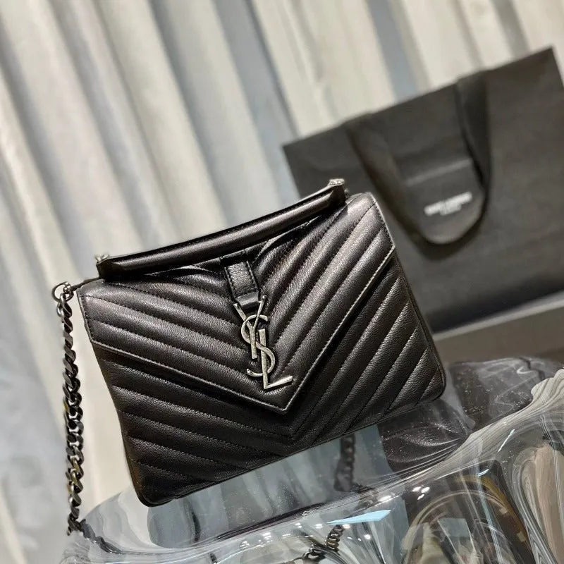 ESMEE - Logo Plaque Shoulder Bag Black