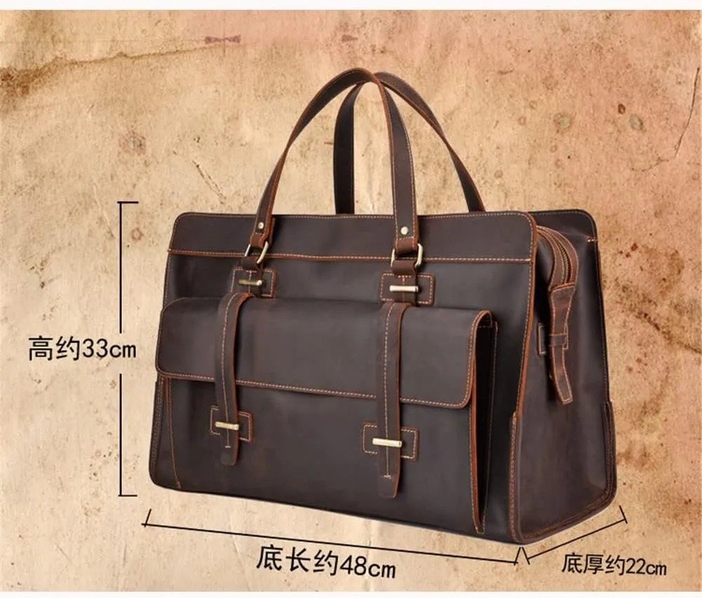 European and American Men's Large Bag Handbag Travel Bag Large Capacity Luggage Bag Briefcase