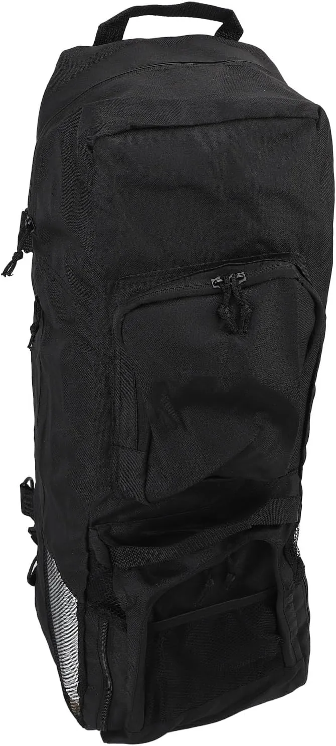 EVGATSAUTO Large Picnic Backpack Hiking Camping Backpack 600D PU Oxford Fabric Multi Pockets Oversized Travel Daypack for Outdoor Picnic Fitness Black