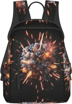 Explosion Firework 3d Lightweight Outdoor Backpack Functional Bag For Travel Work And Hiking Backpack For Men