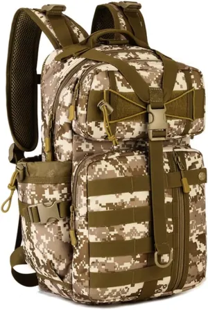 Eysee Backpack,Outdoor Backpack, Nylon Trekking Daypack, Water Resistant Hiking Backpack