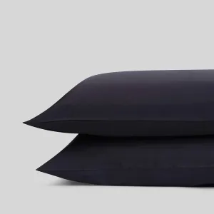 Fabdreams 100% Organic Cotton Standard Queen Pillowcases| 400 Thread Count | Luxury Hotel Collection | GOTS Certified Long Staple Cotton| Smoother Than Egyptian Cotton|Set of 2-20" x 30"|Dark Gray