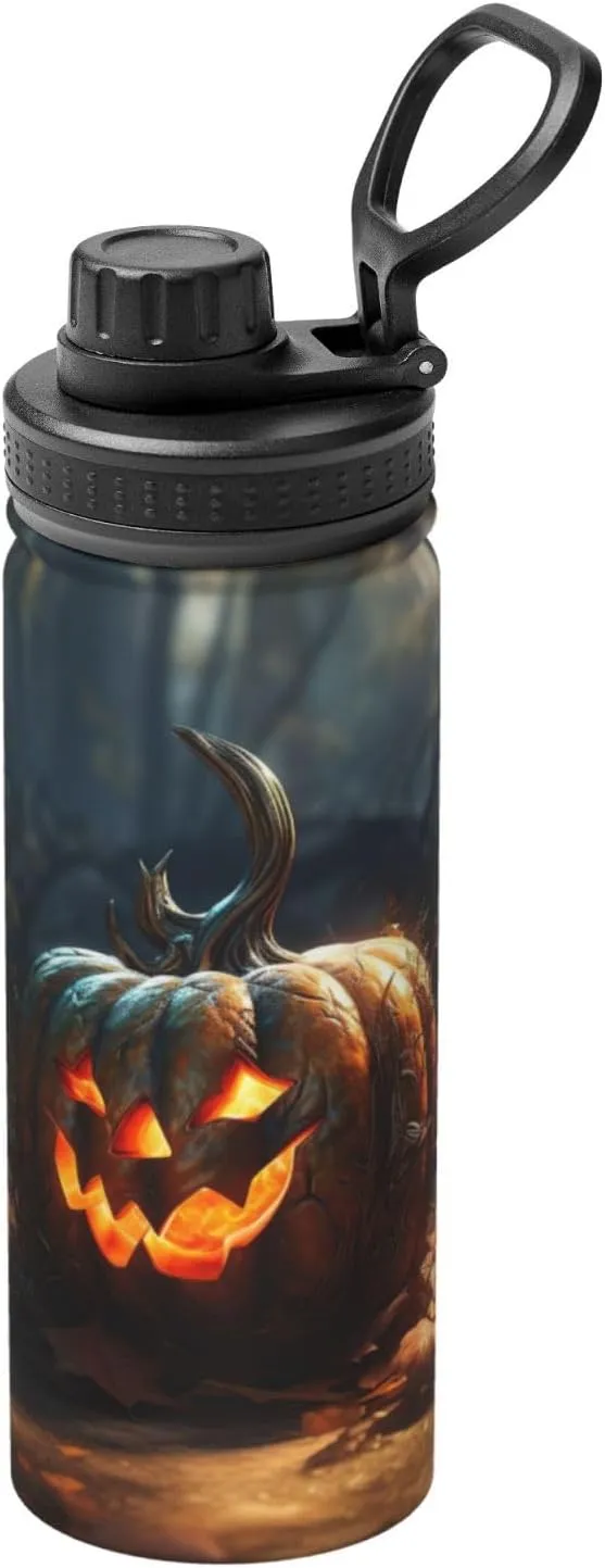 Fall Pumpkin 18oz Sports Insulated Bottle For Outdoor Activities,Your Ideal Companion Staying Hydrated