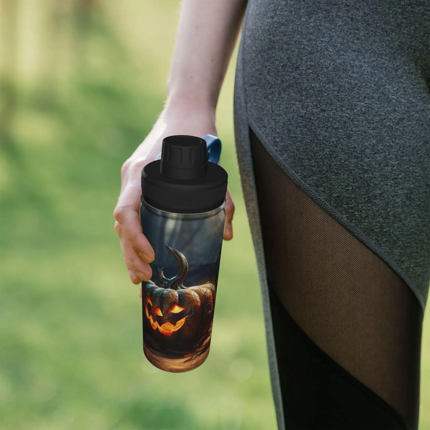 Fall Pumpkin 18oz Sports Insulated Bottle For Outdoor Activities,Your Ideal Companion Staying Hydrated
