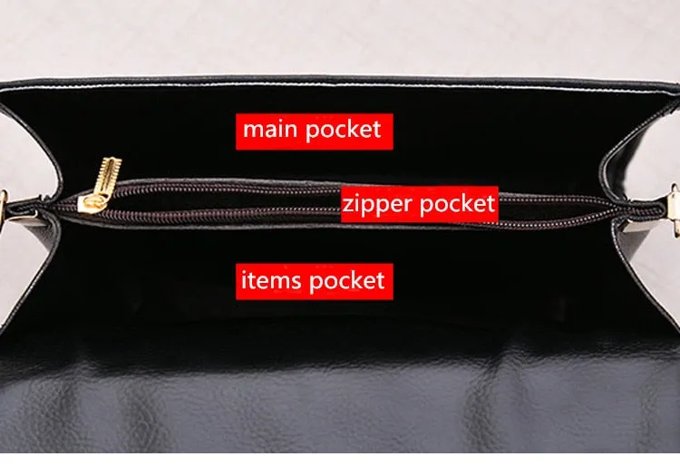 Fashion Womens Leather Look Handbags