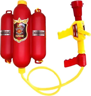 Fireman Backpack Water Gun Blaster Water Gun Beach Toy and Outdoor Sports Toy (Fireman)