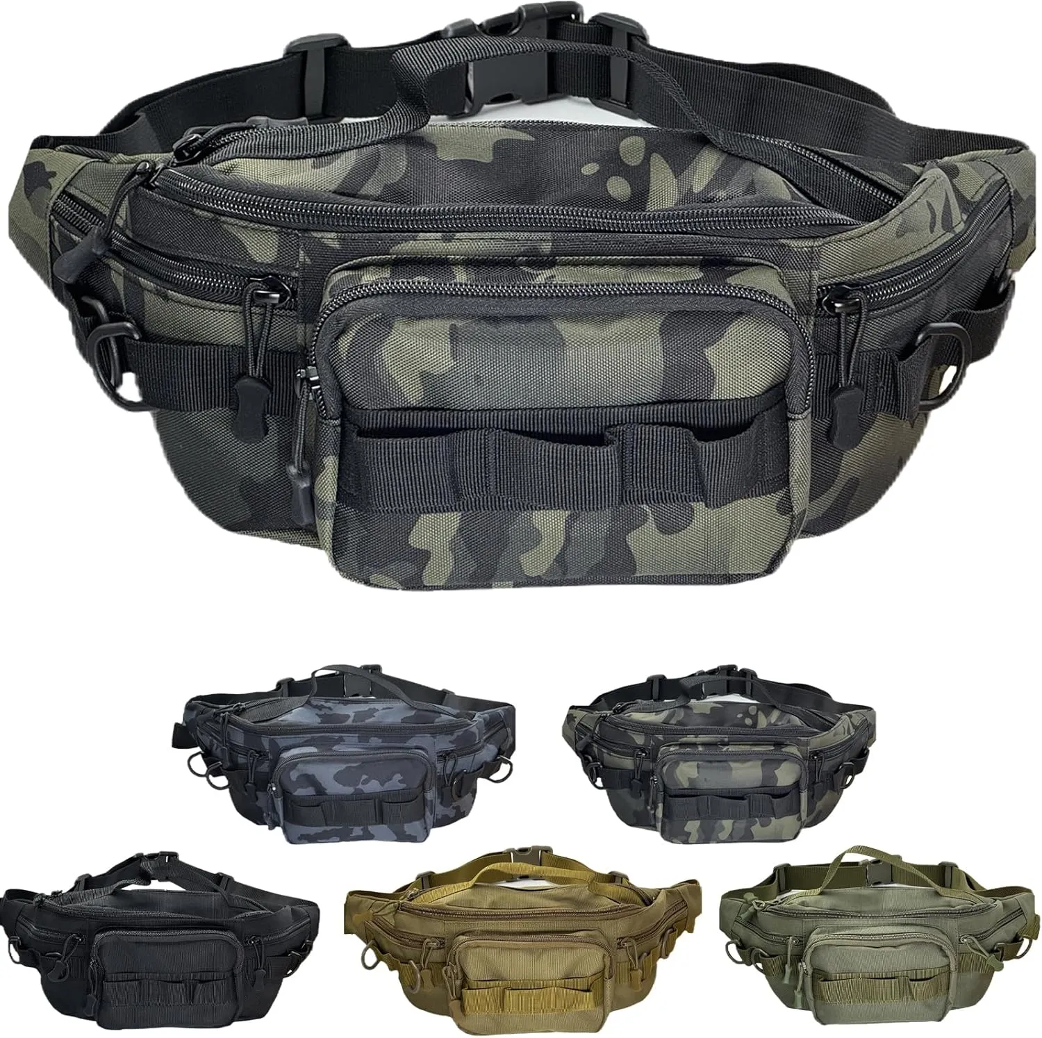 Fishing Fanny Pack for Men -Fishing Fanny Pack-Lightweight and Fishing Sling Pack