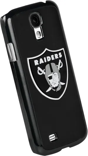 FOCO Forever Collectibles Oakland Raiders Team Logo (Black Borders) Hard Snap-On Samsung Galaxy S4 Case