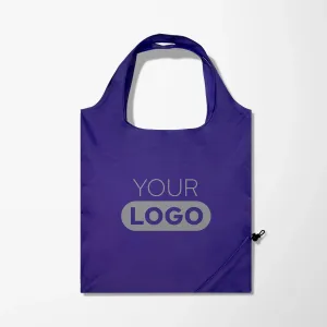 Foldable Shopper Tote with Metallic Imprint