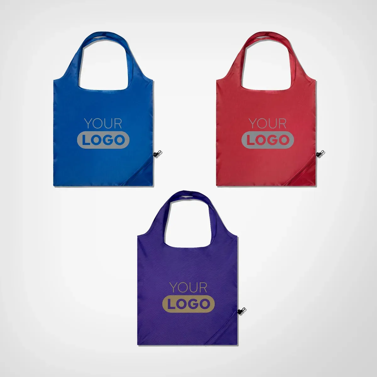Foldable Shopper Tote with Metallic Imprint