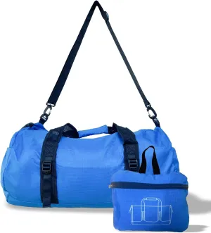 Foldable Travel Duffel Bag,Unisex Travel Tote Bag,Fitness Sports Tote Bag,Waterproof Duffel Bag' 41L Weekend Travel Overnight Bag (Blue)