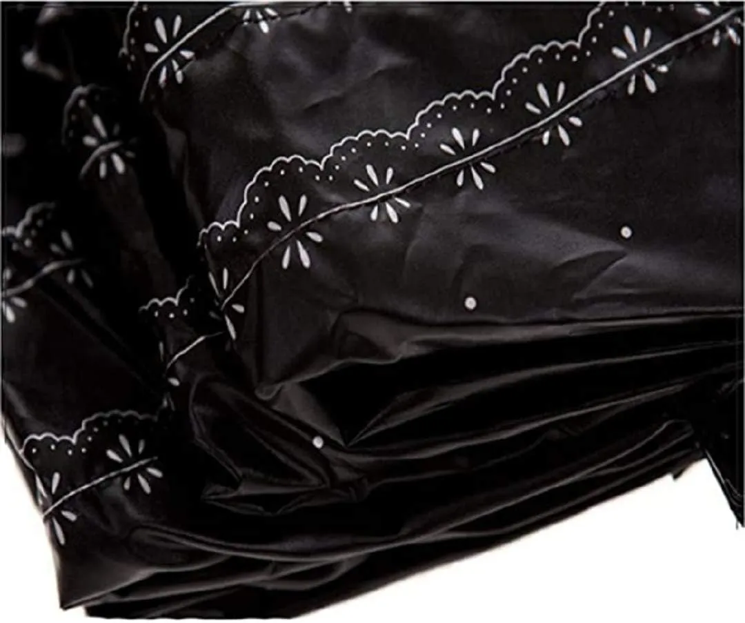 Foldable Travel Umbrella Compact UV Resistance Princess Lace Parasol Umbrella Sun Umbrella for Women Girls