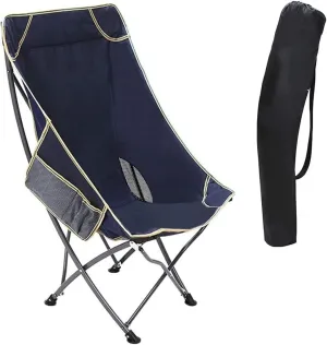 Folding Chairs Outdoor Ultralight Folding Camping Chair with Backrest Leisure Beach Seat with Mesh External Hanging Bag Portable Backpack Chair Hiking Lawn Beach