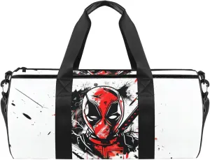For Deadpool Weekender Swim Carry-on Gym Bag: 17.7 Inches Size, Interior Zipper Pocket, Large Capacity