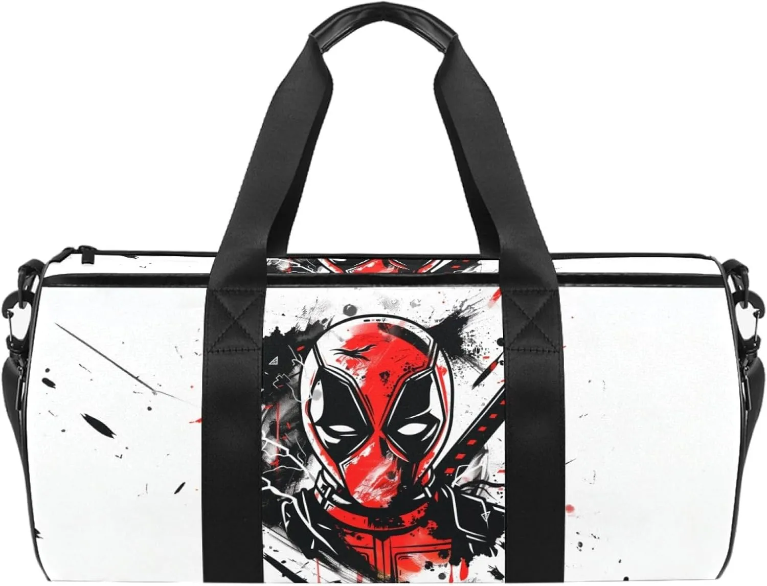 For Deadpool Weekender Swim Carry-on Gym Bag: 17.7 Inches Size, Interior Zipper Pocket, Large Capacity