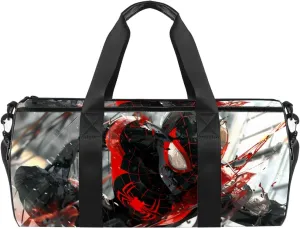 For Spiderman Duffle Bag for All Your Gym and Sports Gear: 17.7 Inches Size, Zipper Pocket, and Large Capacity for Travel Luggage