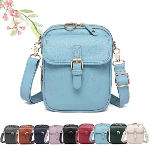 Forcipower Crossbody Bag, Collaborate Crossbody Leather Bag, Urvashi Anti Theft Shoulder Messenger Bags Card Slots for Woman