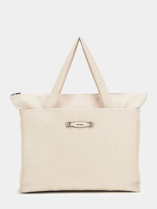 Francy Woven Weekender Bag