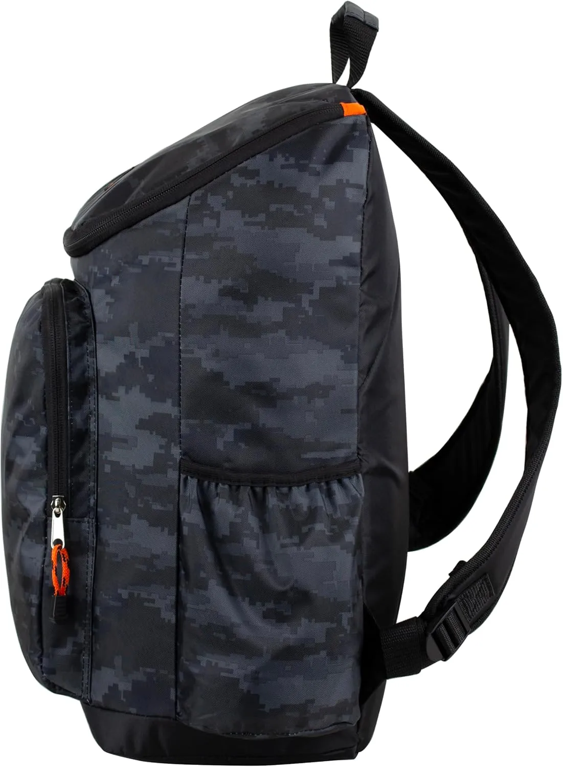 FUEL Durable Top Loader Outdoor Backpack w/Adjustable Straps, Multiple Compartments, Perfect for Travel, Hiking, Work, Classroom, Commuting - Static Camo