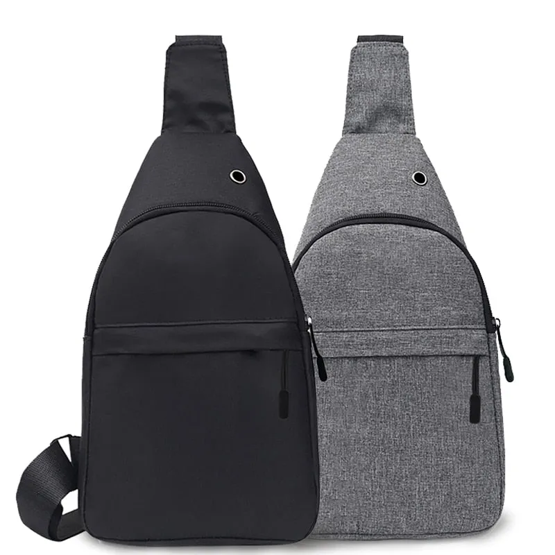 Funki Buys | Bags | Canvas Multi Pocket Crossbody Chest Bag