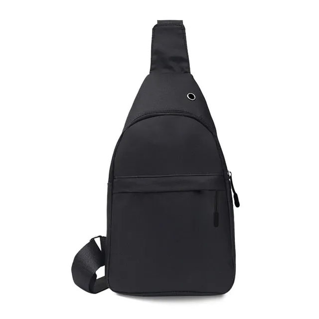 Funki Buys | Bags | Canvas Multi Pocket Crossbody Chest Bag