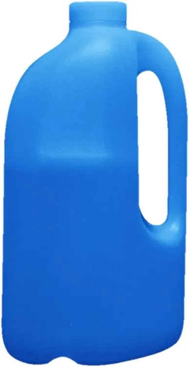 Gallon Gear HALF-GALLON LARGE WATER BOTTLE | BPA-FREE PLASTIC | REUSABLE WATER JUG | HYDRATION WATER BOTTLE FOR MEN & WOMEN | GYM, SPORTS, TRAINING & FITNESS (BLUE)