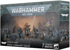 Games Workshop - Warhammer 40,000 Astra Militarum Krieg Command Squad Model Kit
