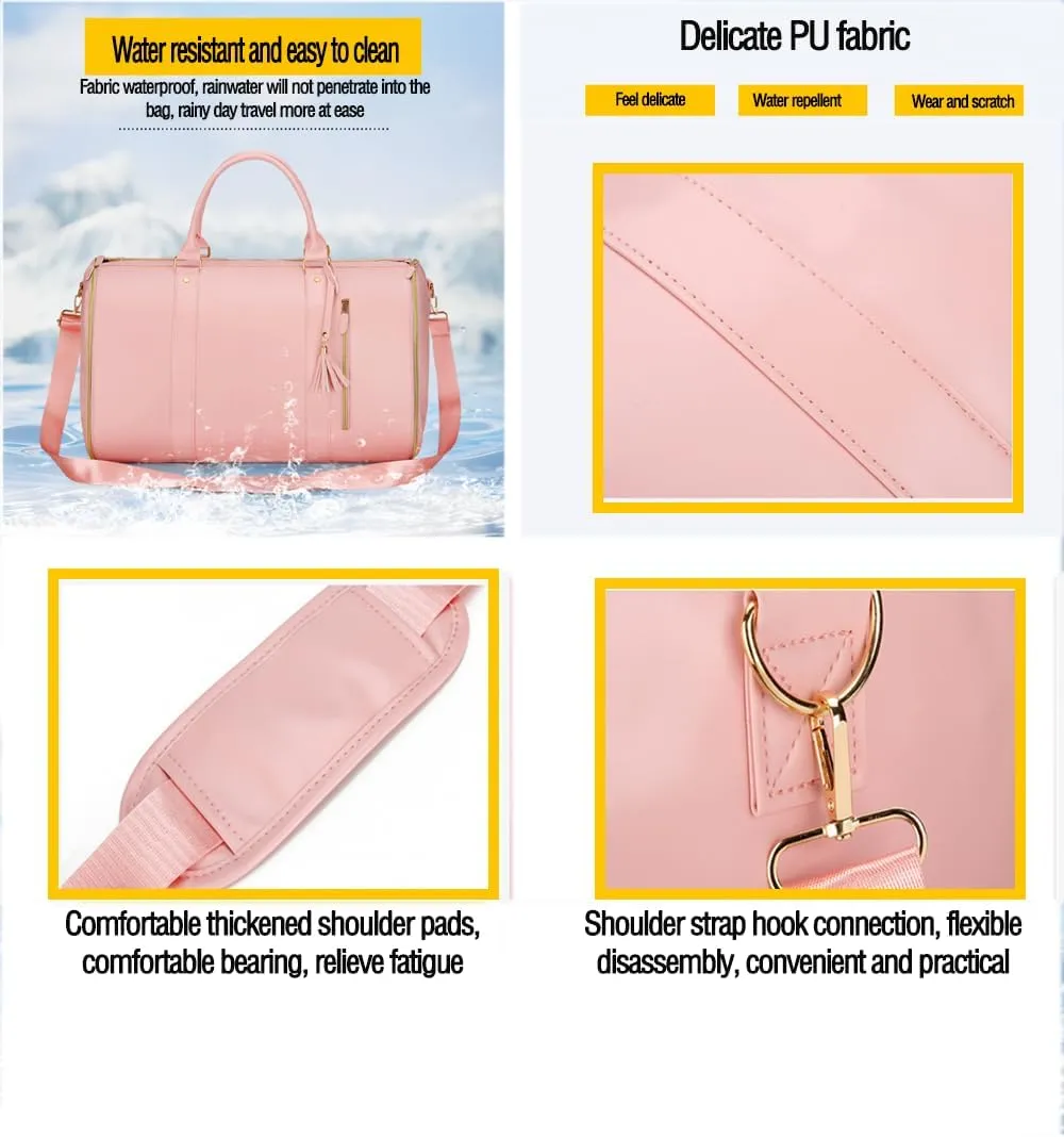 Garment Duffle Bags For Travel Garment Duffle Bag Carry On Bag Foldable Travel Bag Garment Bag Duffle Bag For Travel Women (Stripe (B))