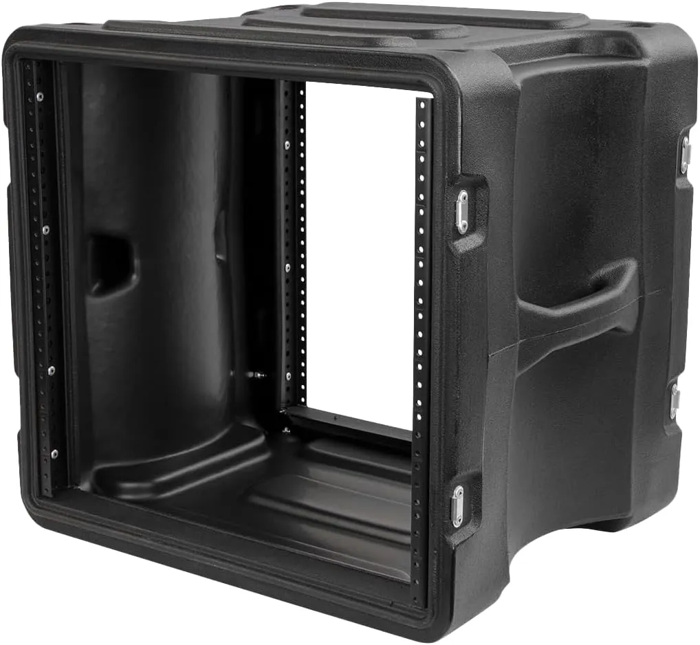 Gator Cases Pro Series Rotationally Molded 10U Rack Case with Standard 19" Depth; Made in USA (G-PRO-10U-19)
