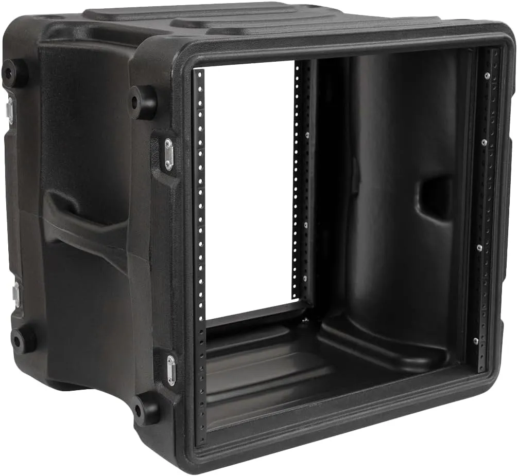 Gator Cases Pro Series Rotationally Molded 10U Rack Case with Standard 19" Depth; Made in USA (G-PRO-10U-19)