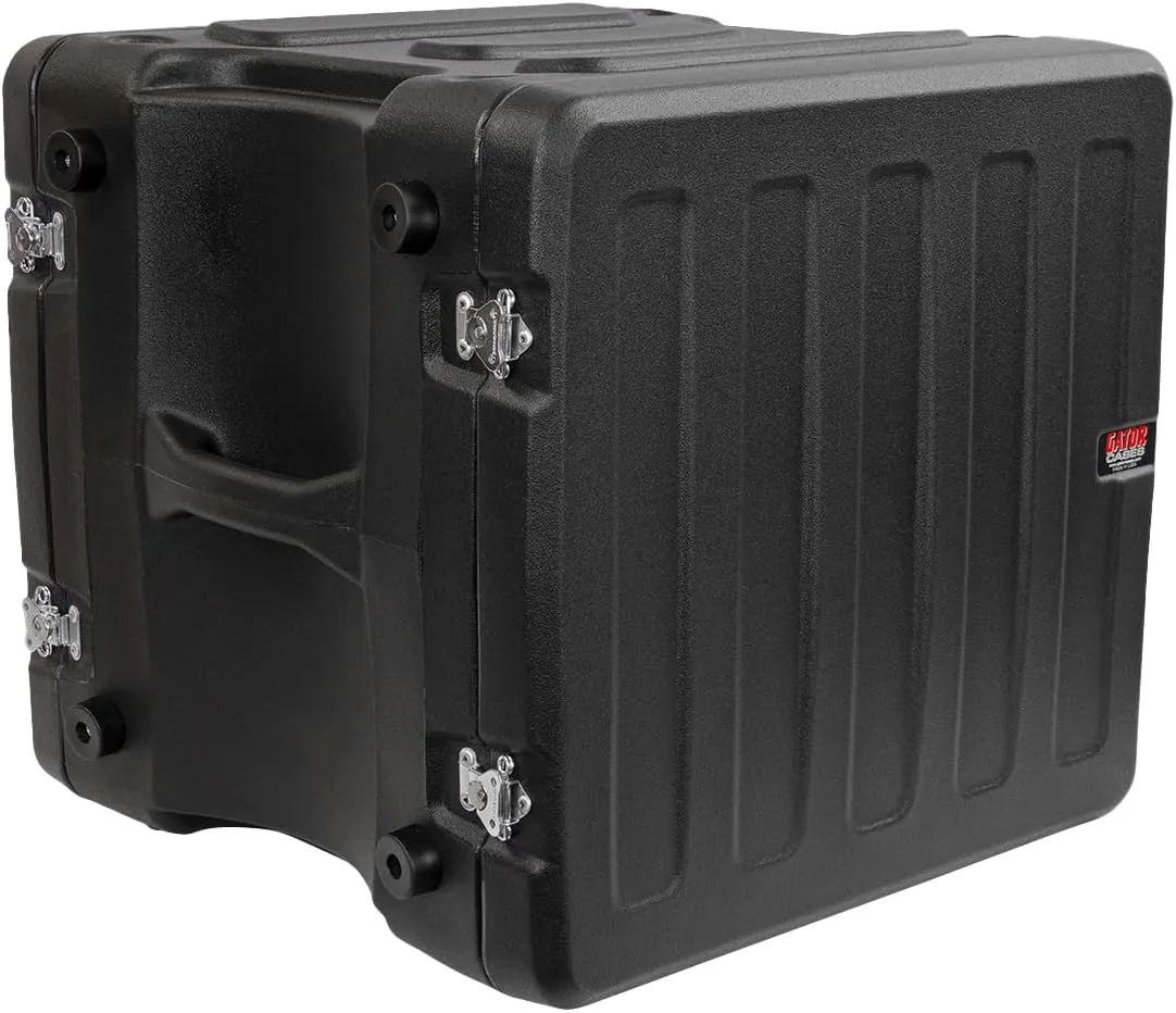 Gator Cases Pro Series Rotationally Molded 10U Rack Case with Standard 19" Depth; Made in USA (G-PRO-10U-19)