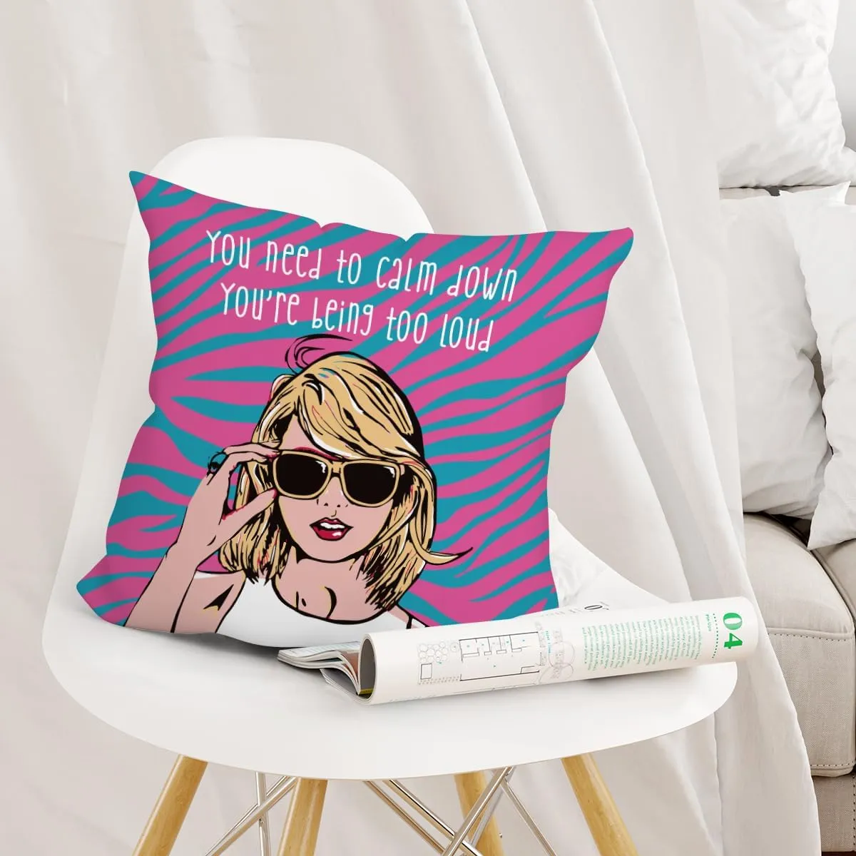 gfuhlre Music Merch Pillow Covers Music Gifts Country Concert Merchandise Throw Pillow Covers Funny Pillow Cases Cushion Covers Album Inspired Gift for Music Fans Friend Room Car Sofa Bed Decorations