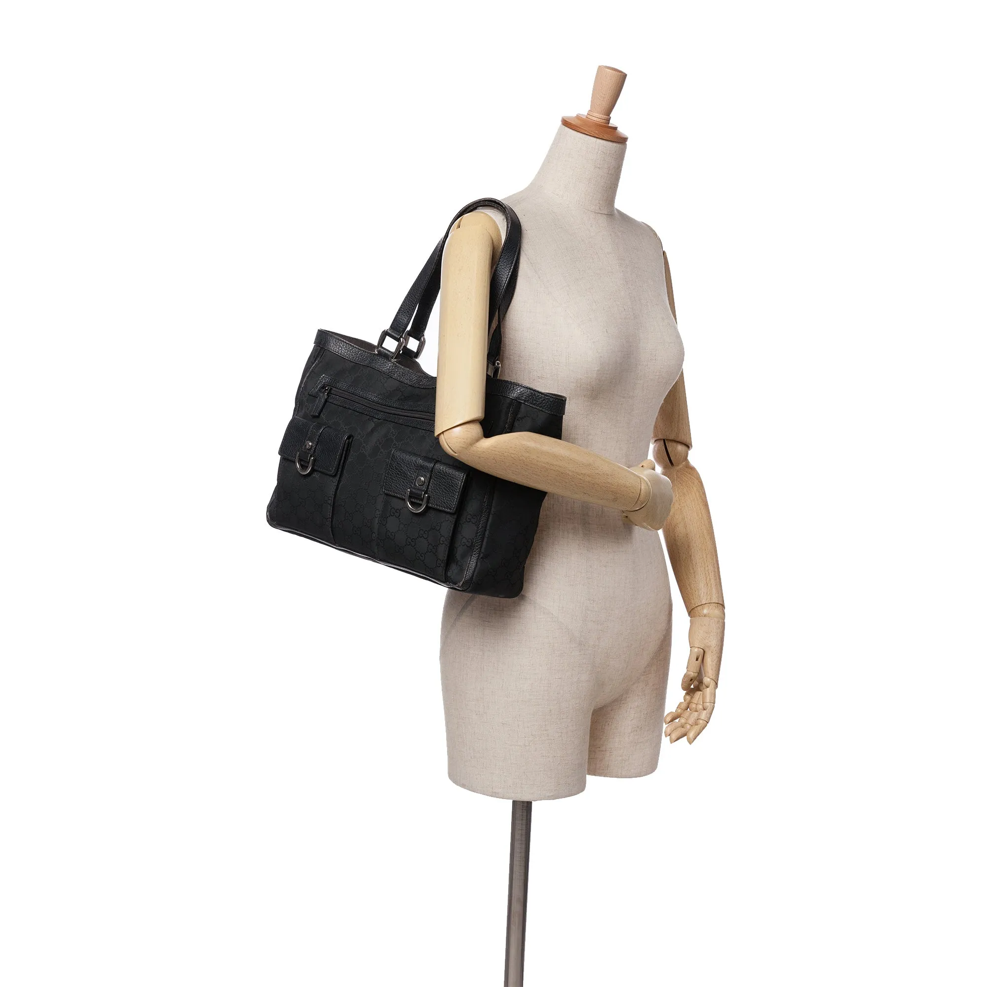 GG Canvas Abbey D Ring Pocket Tote