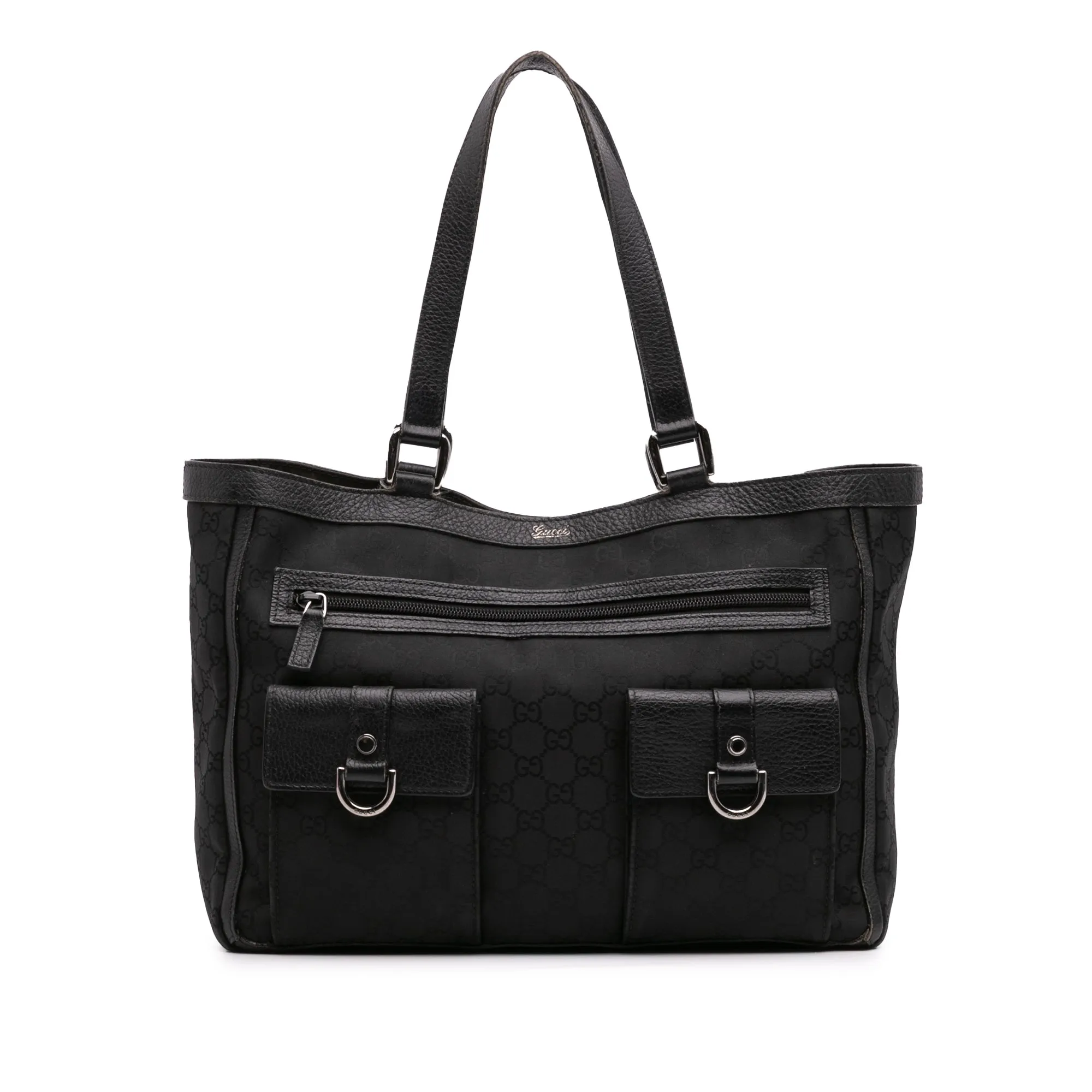 GG Canvas Abbey D Ring Pocket Tote