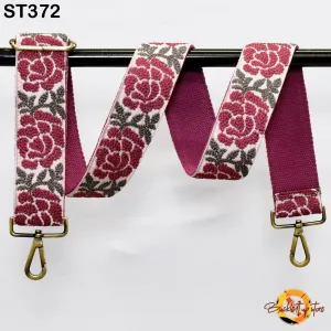Gift Daughter Replacement Handbag Boho Bag Strap Embroidered Adjustable Floral Embroidery Camera Strap Crossbody Strap Purses Guitar Strap
