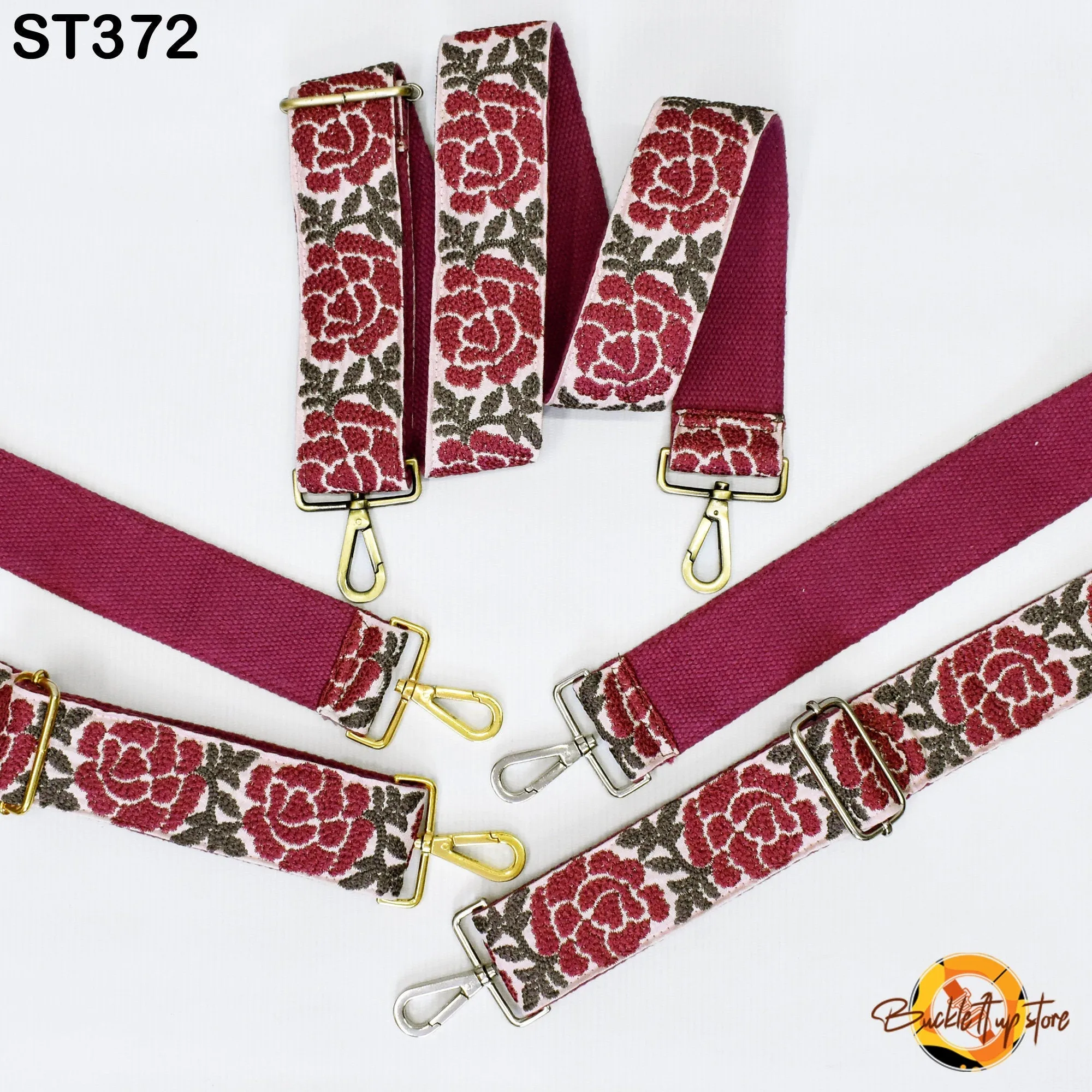 Gift Daughter Replacement Handbag Boho Bag Strap Embroidered Adjustable Floral Embroidery Camera Strap Crossbody Strap Purses Guitar Strap