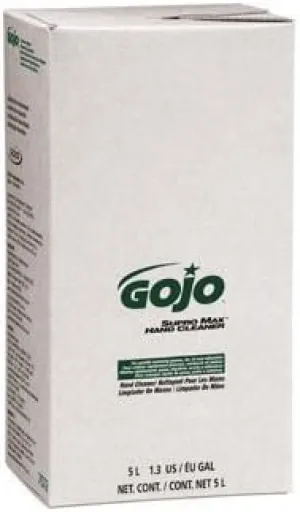 GOJO Industries 7572-02 5000 mL Refill SUPRO MAX Lotion Hand Cleaner, English, 15.34 fl. oz, Plastic, 1" x 1" x 1"
