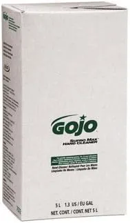 GOJO Industries 7572-02 5000 mL Refill SUPRO MAX Lotion Hand Cleaner, English, 15.34 fl. oz, Plastic, 1" x 1" x 1"