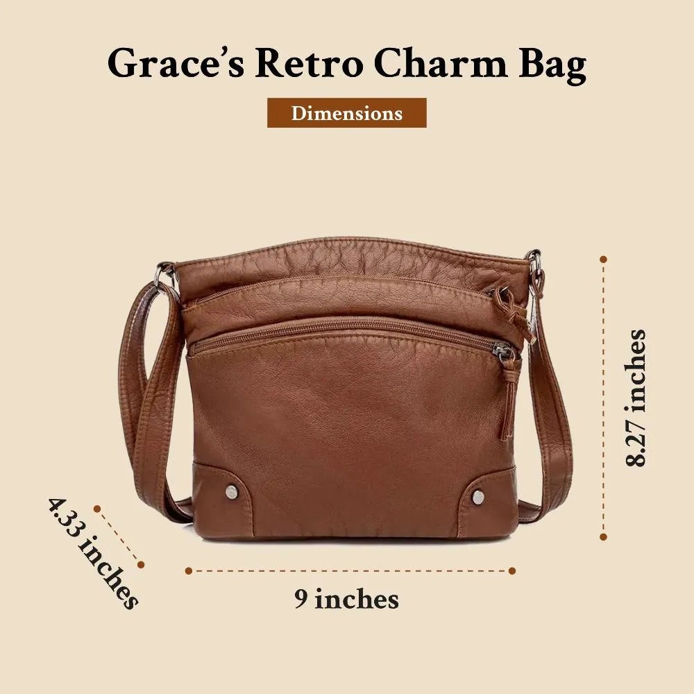 Grace’s Retro Charm | Soft Anti-Theft Messenger Bag (BUY 1 GET 1 FREE)