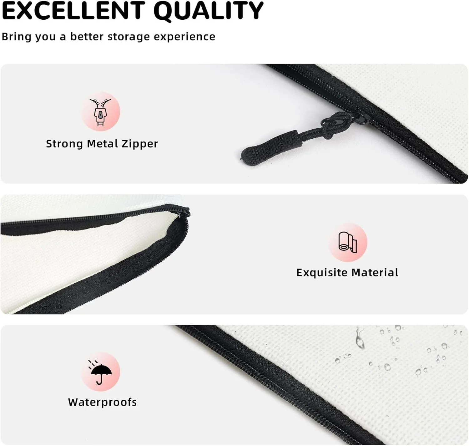 Gray Cat Makeup Bag, Large Capacity Travel Makeup Bag For Women, Waterproof Single-Ply Imitation Hemp Portable Zipper Cosmetic Bag, Travel Essentials Toiletry Bag，Cosmetic Organizer Pouch