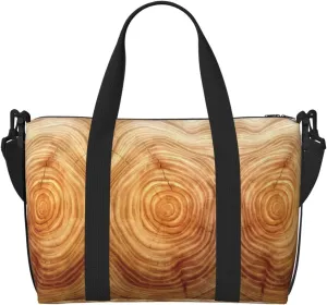 growth ring Personal Item Travel Bags for Women - Durable Travel Duffel Bags, Gym Bags for Overnight Trips