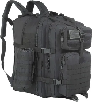 GZ XINXING 64L Expandable Tactical Army Backpack, Military Rucksack Bug Out Bag, Hydration Compatible & 9 Accessories