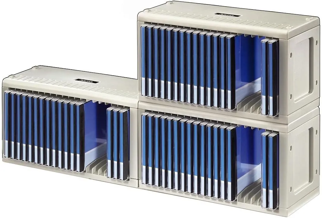 Hama CD Rack for 20 Disks - Space-Saving, Standing or Hanging, Small CD Stand for Office or Any Room, Grey
